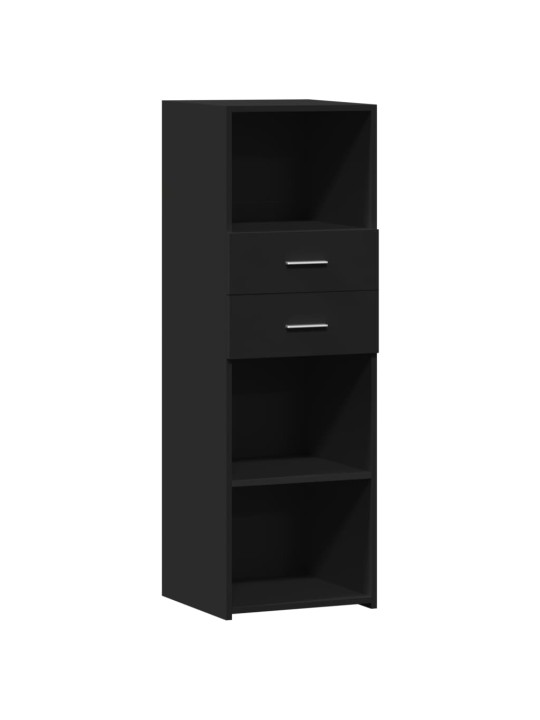 Skříň highboard černá 40 x 42,5 x 124 cm kompozitní dřevo