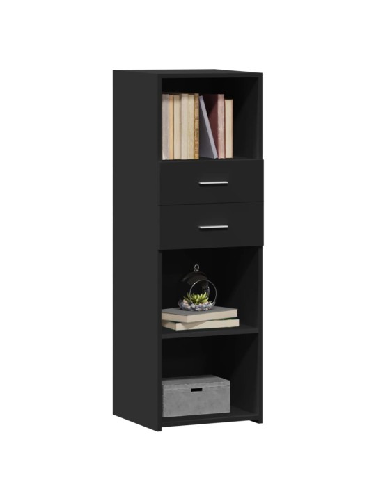 Skříň highboard černá 40 x 42,5 x 124 cm kompozitní dřevo