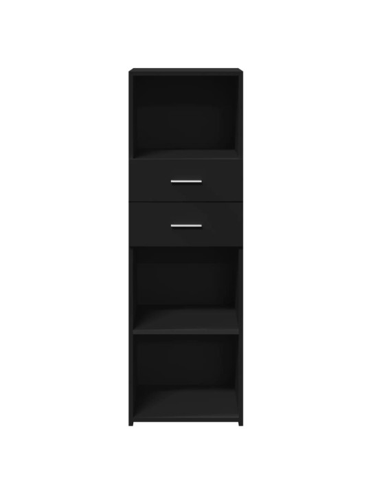 Skříň highboard černá 40 x 42,5 x 124 cm kompozitní dřevo