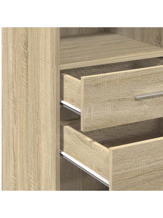 Skříň highboard dub sonoma 40 x 42,5 x 124 cm kompozitní dřevo