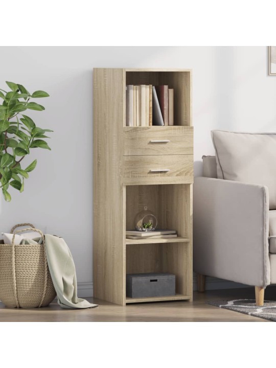 Skříň highboard dub sonoma 40 x 42,5 x 124 cm kompozitní dřevo