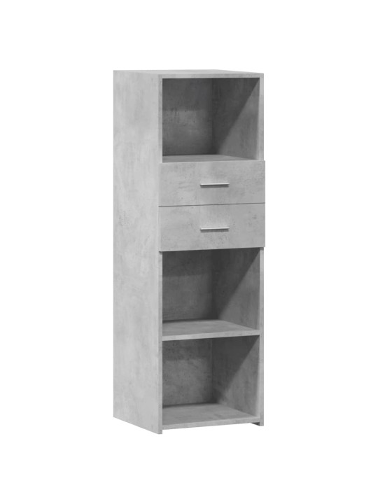 Skříň highboard betonově šedá 40x42,5x124 cm kompozitní dřevo
