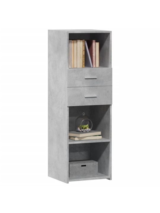 Skříň highboard betonově šedá 40x42,5x124 cm kompozitní dřevo