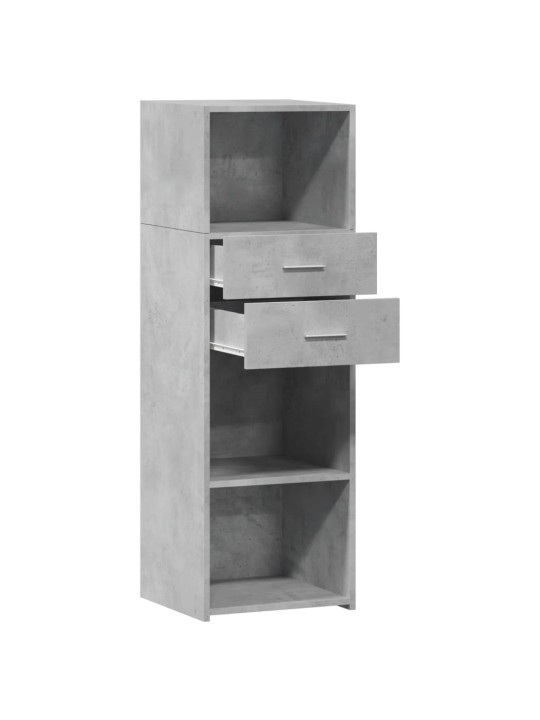 Skříň highboard betonově šedá 40x42,5x124 cm kompozitní dřevo