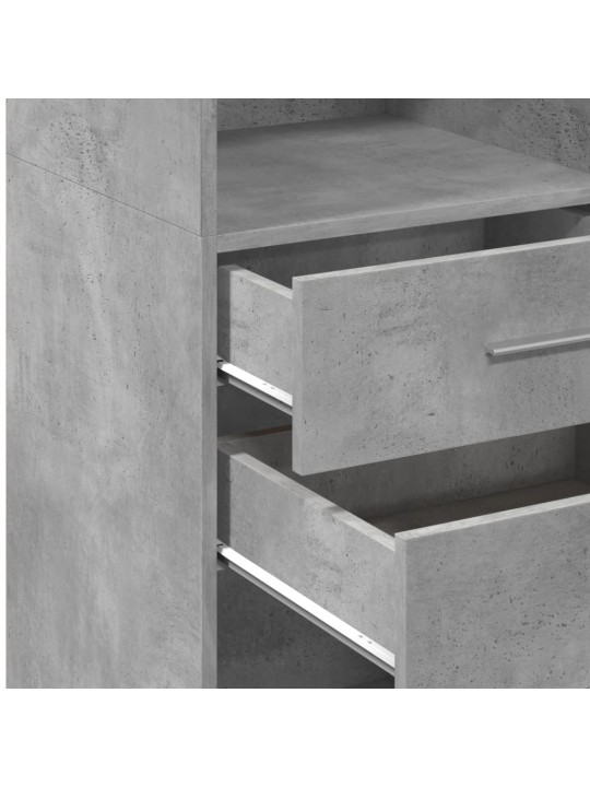 Skříň highboard betonově šedá 40x42,5x124 cm kompozitní dřevo