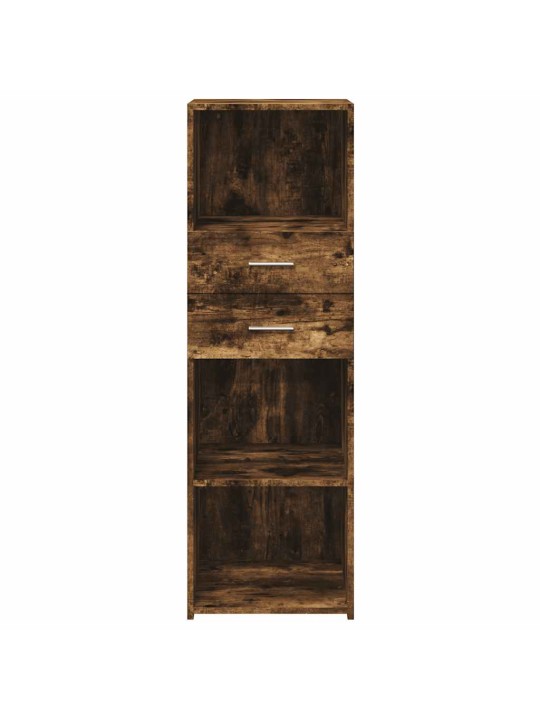 Skříň highboard kouřový dub 40 x 42,5 x 124 cm kompozitní dřevo