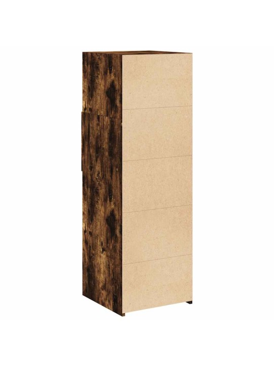 Skříň highboard kouřový dub 40 x 42,5 x 124 cm kompozitní dřevo