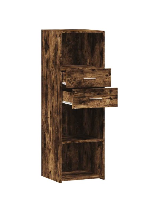 Skříň highboard kouřový dub 40 x 42,5 x 124 cm kompozitní dřevo