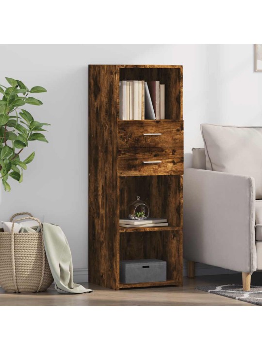 Skříň highboard kouřový dub 40 x 42,5 x 124 cm kompozitní dřevo