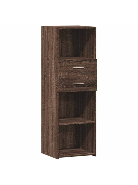Skříň highboard hnědý dub 40 x 42,5 x 124 cm kompozitní dřevo