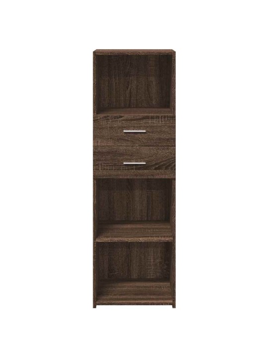 Skříň highboard hnědý dub 40 x 42,5 x 124 cm kompozitní dřevo