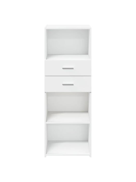 Skříň highboard bílá 45 x 42,5 x 124 cm kompozitní dřevo
