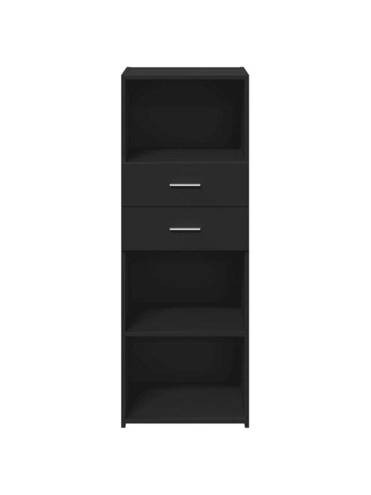 Skříň highboard černá 45 x 42,5 x 124 cm kompozitní dřevo
