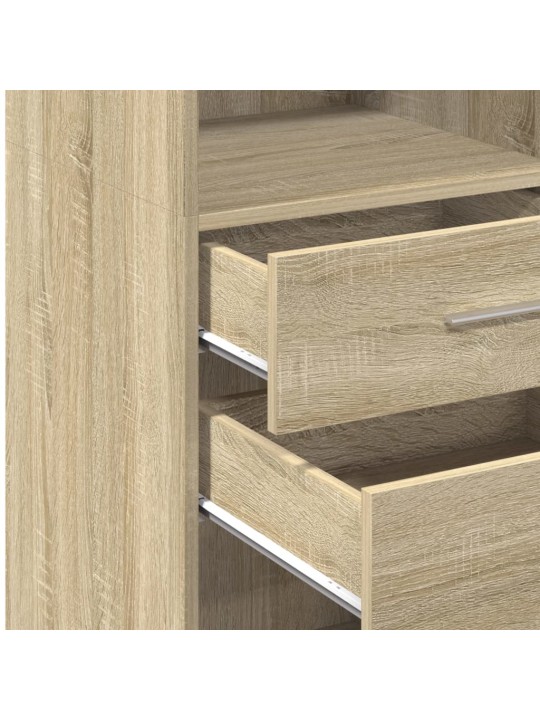 Skříň highboard dub sonoma 45 x 42,5 x 124 cm kompozitní dřevo