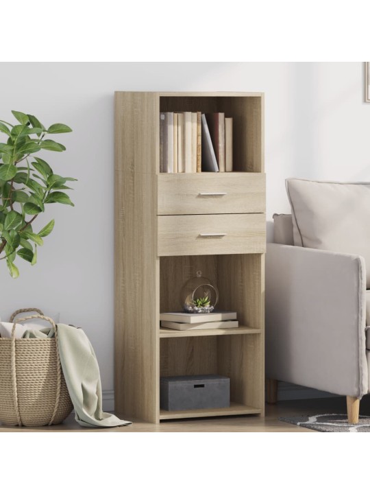 Skříň highboard dub sonoma 45 x 42,5 x 124 cm kompozitní dřevo