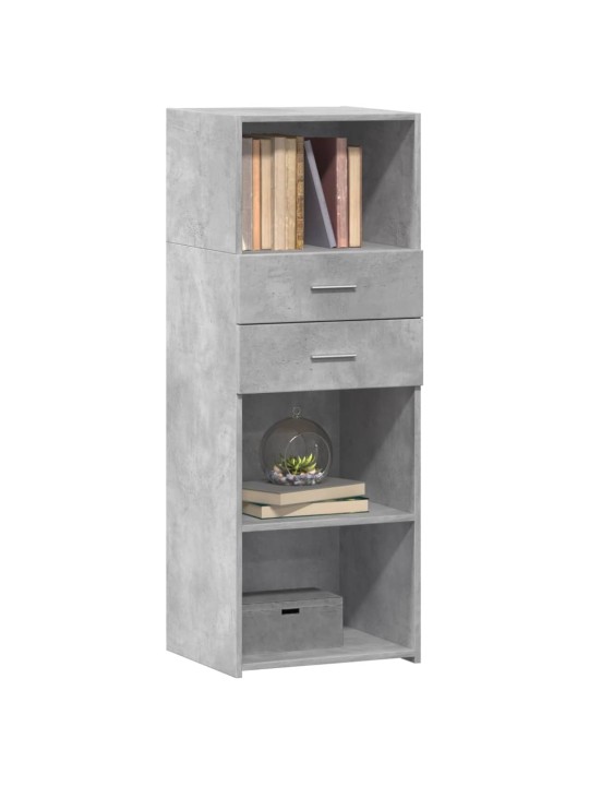 Skříň highboard betonově šedá 45x42,5x124 cm kompozitní dřevo