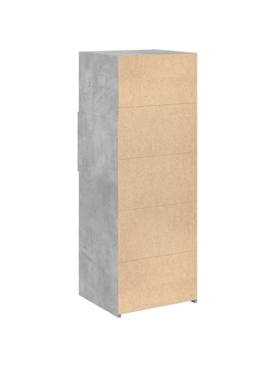 Skříň highboard betonově šedá 45x42,5x124 cm kompozitní dřevo
