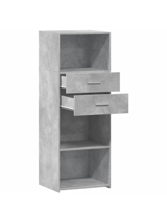 Skříň highboard betonově šedá 45x42,5x124 cm kompozitní dřevo