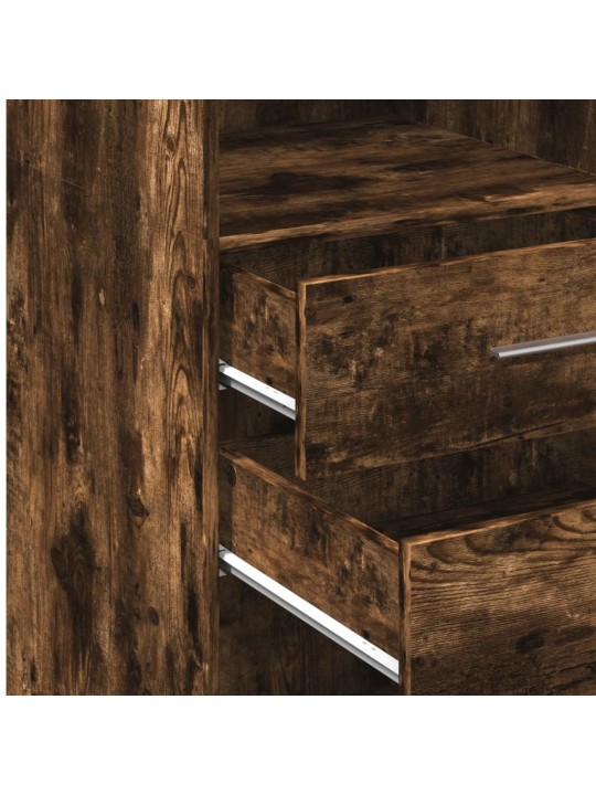 Skříň highboard kouřový dub 45 x 42,5 x 124 cm kompozitní dřevo