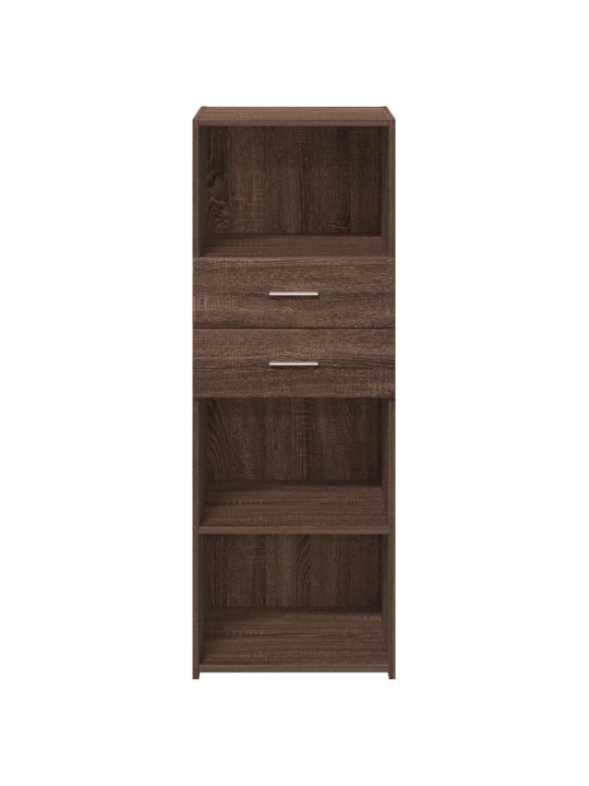 Skříň highboard hnědý dub 45 x 42,5 x 124 cm kompozitní dřevo