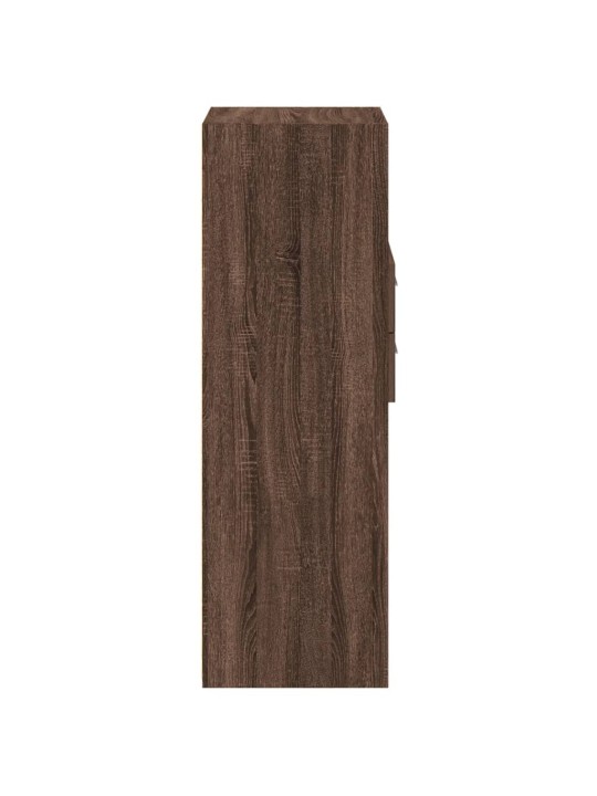 Skříň highboard hnědý dub 45 x 42,5 x 124 cm kompozitní dřevo