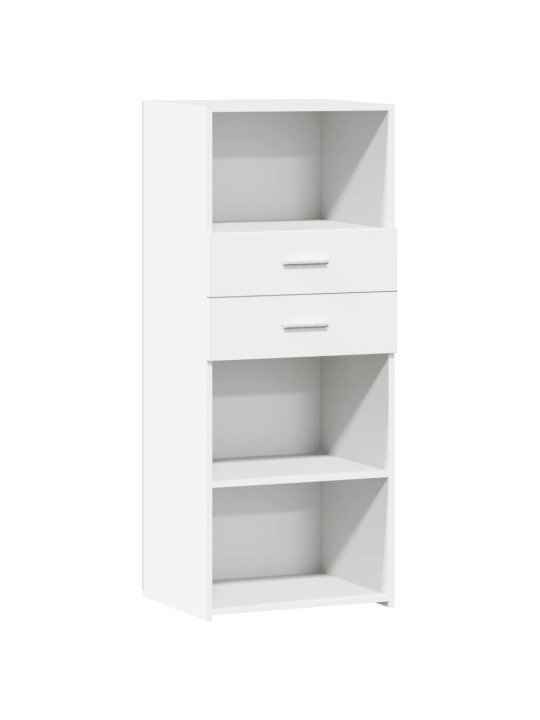 Skříň highboard bílá 50 x 42,5 x 124 cm kompozitní dřevo