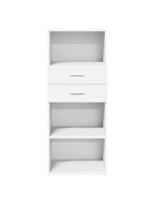 Skříň highboard bílá 50 x 42,5 x 124 cm kompozitní dřevo