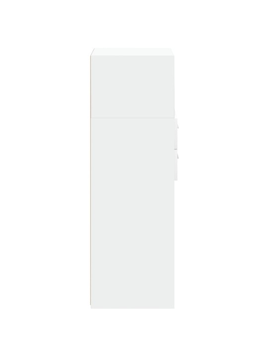 Skříň highboard bílá 50 x 42,5 x 124 cm kompozitní dřevo