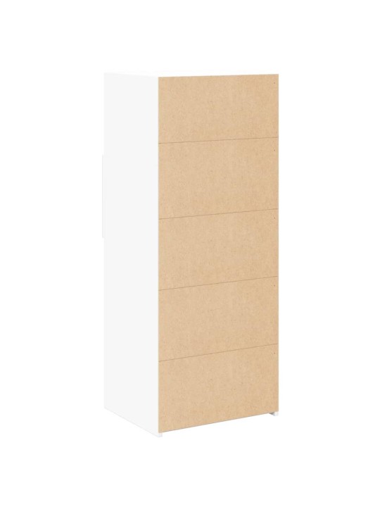Skříň highboard bílá 50 x 42,5 x 124 cm kompozitní dřevo