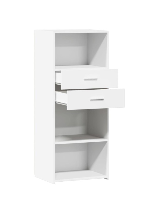Skříň highboard bílá 50 x 42,5 x 124 cm kompozitní dřevo