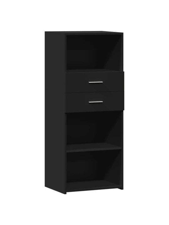 Skříň highboard černá 50 x 42,5 x 124 cm kompozitní dřevo
