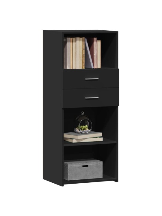 Skříň highboard černá 50 x 42,5 x 124 cm kompozitní dřevo