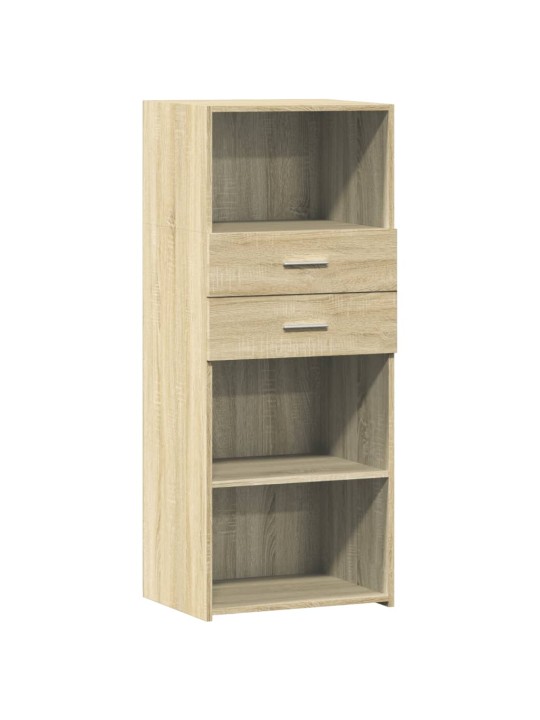 Skříň highboard dub sonoma 50 x 42,5 x 124 cm kompozitní dřevo