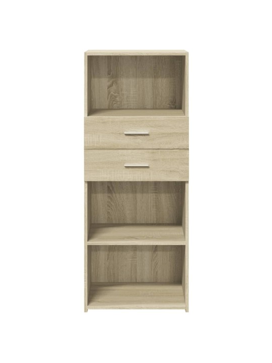 Skříň highboard dub sonoma 50 x 42,5 x 124 cm kompozitní dřevo