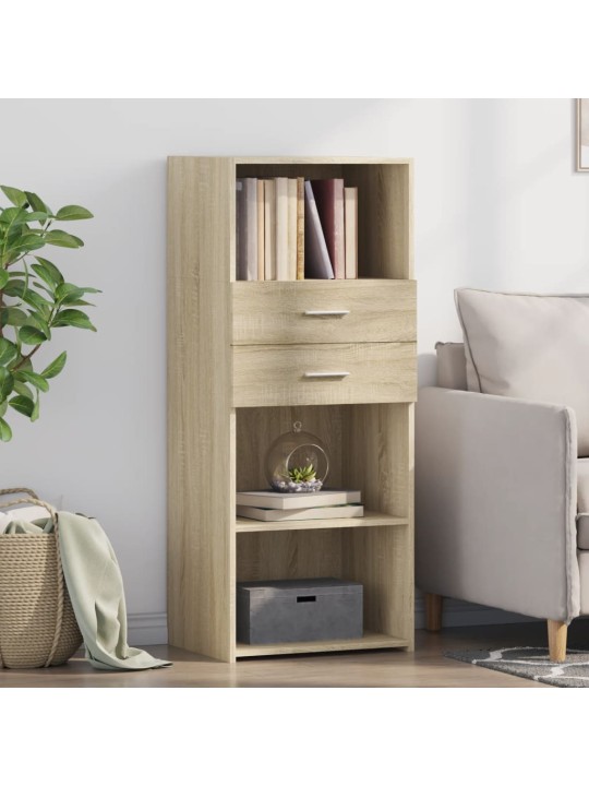 Skříň highboard dub sonoma 50 x 42,5 x 124 cm kompozitní dřevo