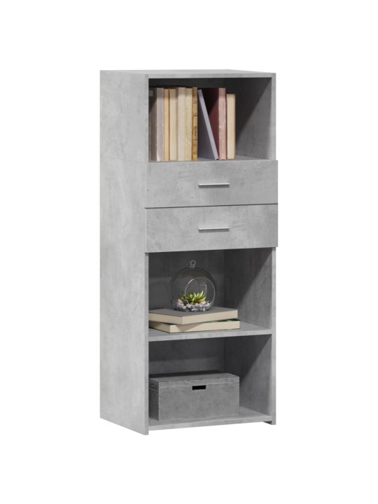 Skříň highboard betonově šedá 50 x 42,5 x 124 kompozitní dřevo