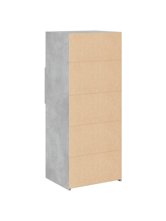 Skříň highboard betonově šedá 50 x 42,5 x 124 kompozitní dřevo