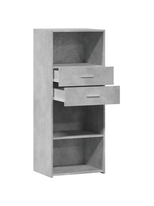 Skříň highboard betonově šedá 50 x 42,5 x 124 kompozitní dřevo