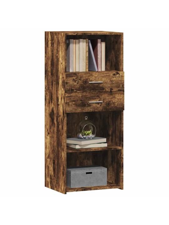 Skříň highboard kouřový dub 50 x 42,5 x 124 cm kompozitní dřevo