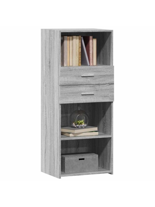 Skříň highboard šedá sonoma 50 x 42,5 x 124 cm kompozitní dřevo