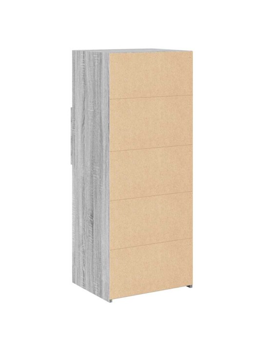 Skříň highboard šedá sonoma 50 x 42,5 x 124 cm kompozitní dřevo