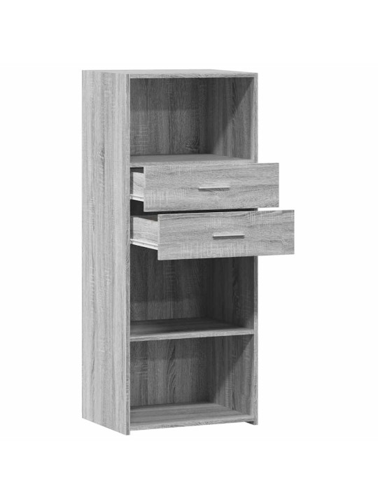 Skříň highboard šedá sonoma 50 x 42,5 x 124 cm kompozitní dřevo