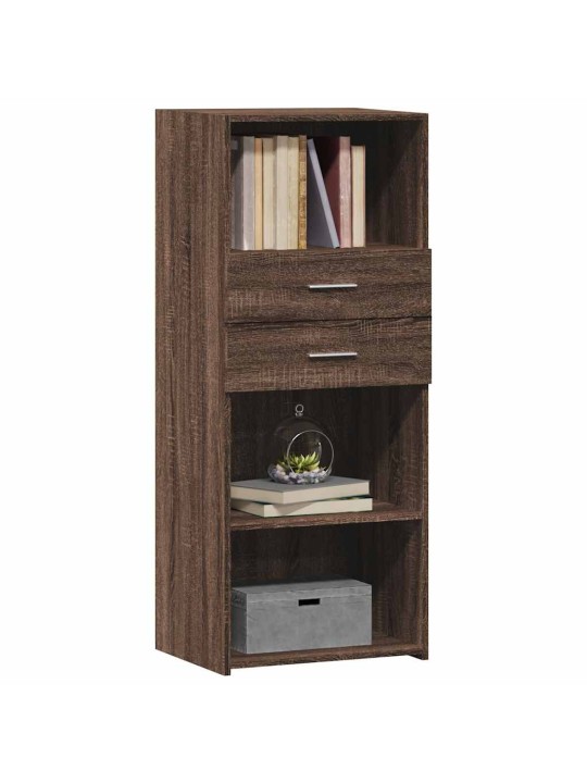 Skříň highboard hnědý dub 45 x 42,5 x 124 cm kompozitní dřevo