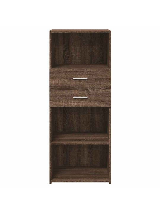 Skříň highboard hnědý dub 45 x 42,5 x 124 cm kompozitní dřevo