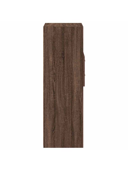 Skříň highboard hnědý dub 45 x 42,5 x 124 cm kompozitní dřevo