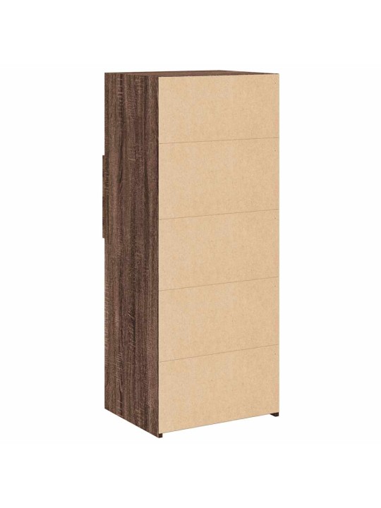 Skříň highboard hnědý dub 45 x 42,5 x 124 cm kompozitní dřevo