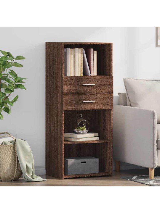 Skříň highboard hnědý dub 45 x 42,5 x 124 cm kompozitní dřevo