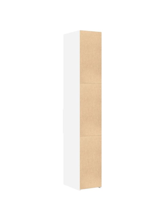 Skříň highboard bílá 30 x 42,5 x 185 cm kompozitní dřevo