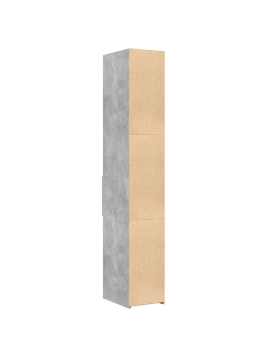 Skříň highboard betonově šedá 30x42,5x185 cm kompozitní dřevo
