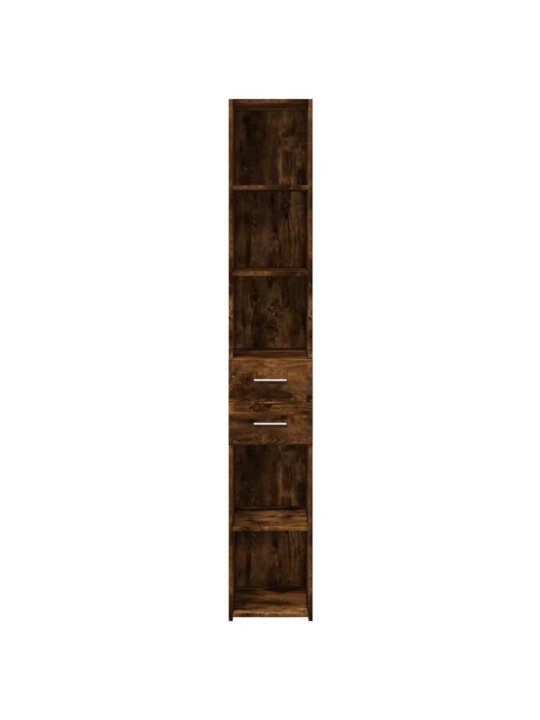 Skříň highboard kouřový dub 30 x 42,5 x 185 cm kompozitní dřevo